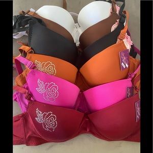 Lot of 6 high quality sexy bras sz 34A